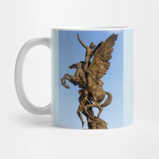 Mexico. Mexico City. Palacio de Bellas Artes Square. Pegasus Statue. Mug